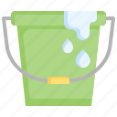 bucket, water, wash, clean, farming, and, gardening