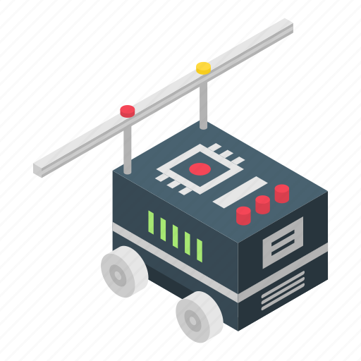 Business, cartoon, computer, farm, isometric, robot, smart icon - Download on Iconfinder