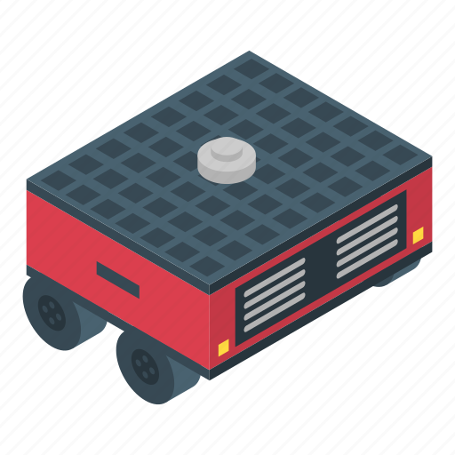 Business, cartoon, farming, isometric, panel, robot, solar icon - Download on Iconfinder