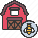 bee, farm, agriculture, bees, building