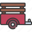 farm, trailer, agriculture, vehicle, transport 