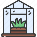 greenhouse, grass, agriculture, farm, growing