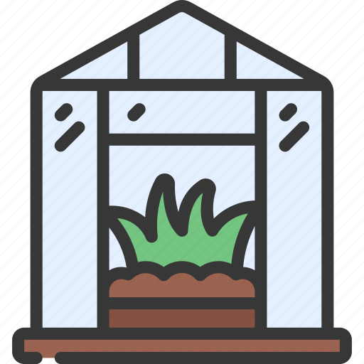 Greenhouse, grass, agriculture, farm, growing icon - Download on Iconfinder
