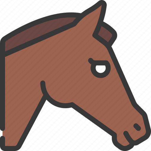 Horse, face, agriculture, farm, animal icon - Download on Iconfinder