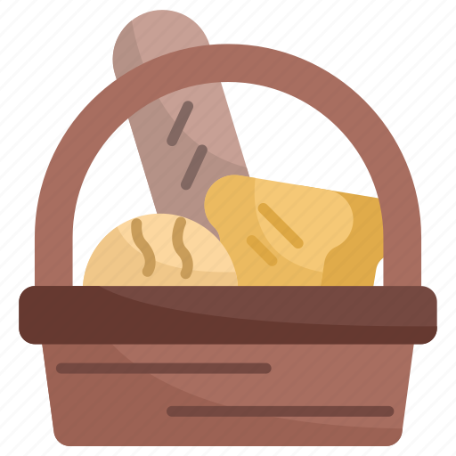Bread, food, basket, market, grocery, bakery, breads icon - Download on Iconfinder