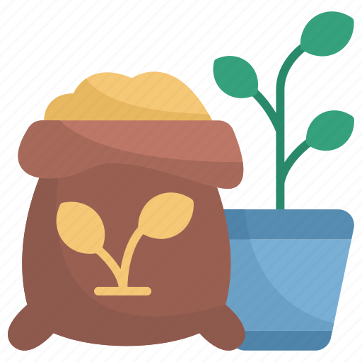 Fertilizer, seed bag, seed, organic, seeds, pot, bag icon - Download on Iconfinder