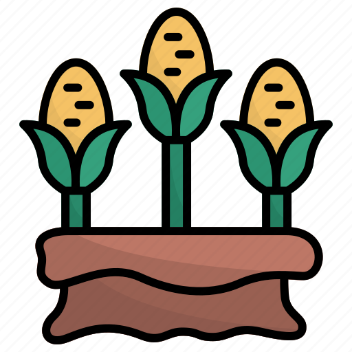 Corn, harvest, farming, farm, food, organic, sack icon - Download on Iconfinder