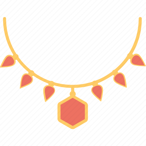 Fashion, glamour, jewelry, necklace, red necklace icon - Download on Iconfinder
