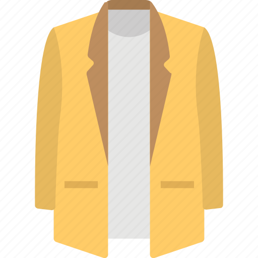 Blazer, fashion, formal wear, jacket, women clothing icon - Download on Iconfinder