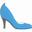 blue pump shoe, glamour, high heel shoe, pump, women shoe