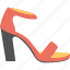 fashion, female sandal, footwear, high heel sandal, strappy red sandal 