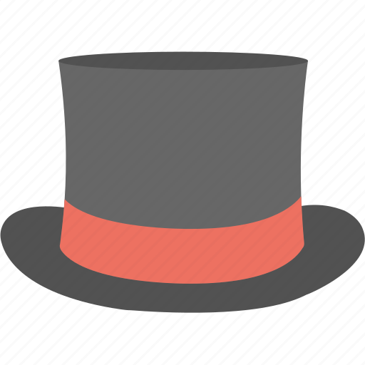 Black top hat, fashion, gentleman cap, hat, magician hat icon - Download on Iconfinder