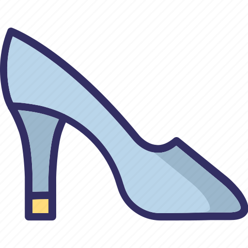 Footwear, high heel, prism heels, pump shoes icon - Download on Iconfinder