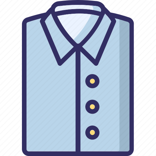 Dress shirt, folded shirt, garments, shirt icon - Download on Iconfinder