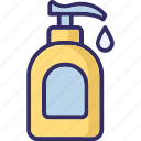 bathe shampoo, foam dispenser, liquid bottle, shampoo
