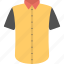 casual clothes, casual shirt, half sleeves shirt, summer clothes, yellow shirt 