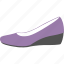 fashion, purple shoe, purple wedge shoe, women shoe, women’s wedge shoe 