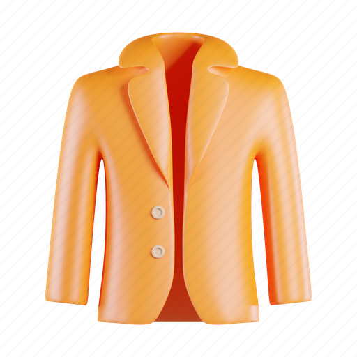 Fashion, suit, jacket, professional, classy, blazer, business 3D illustration - Download on Iconfinder