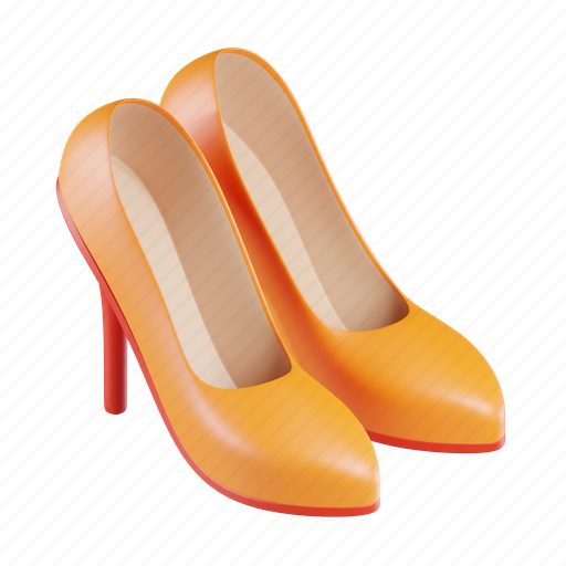 Heels, fashion, shoes, elegant, stylish, feminine 3D illustration - Download on Iconfinder