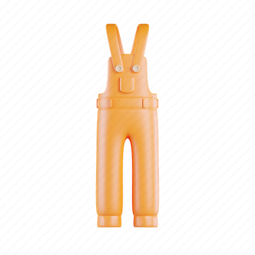 Jumpsuit, fashion, clothing, apparel, stylish, wear 3D illustration - Download on Iconfinder
