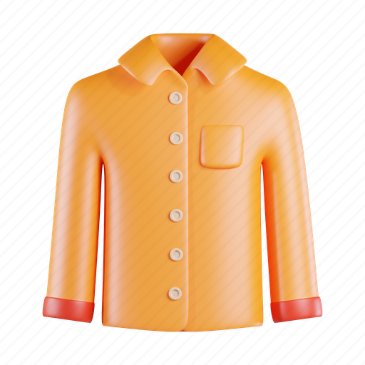 Shirt, formal, fashion, clothing, style, apparel 3D illustration - Download on Iconfinder