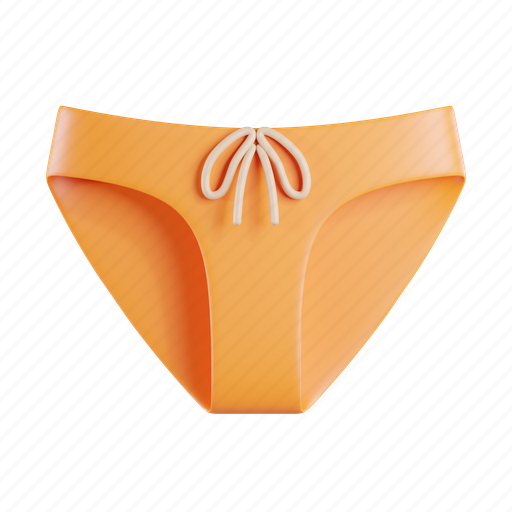 Underwear, fashion, style, apparel, panties, beachwear, swimwear 3D illustration - Download on Iconfinder