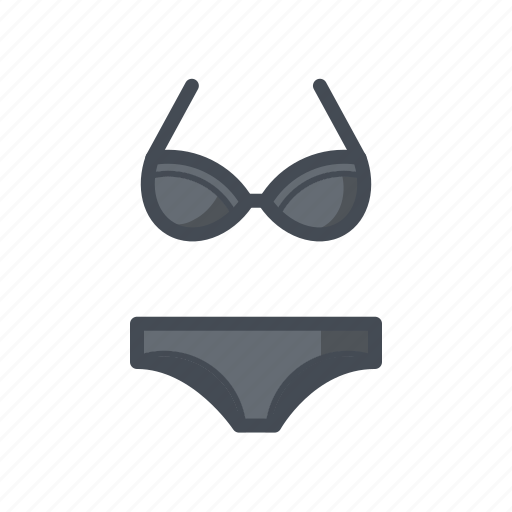 Bra, chipped, fashion icon - Download on Iconfinder