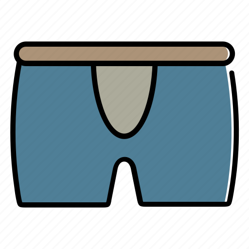 Underwear, male, panties, trunks, boxer, clothes icon - Download on Iconfinder
