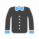 bow, fashion, male, shirt, suit, tie