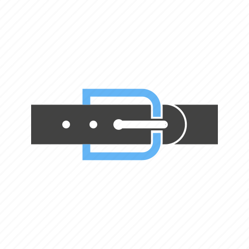 Belt, brown, buckle, fashion, hole, strap icon - Download on Iconfinder