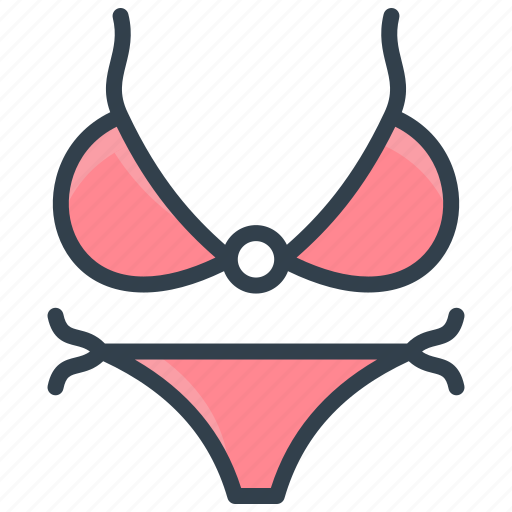 Bikini, clothes, underwear, beach, fashion, summer icon - Download on Iconfinder