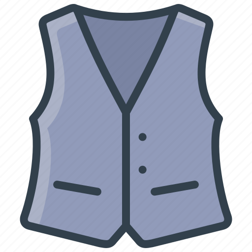 Vest, clothes, clothing, suit, fashion, style icon - Download on Iconfinder
