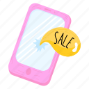 sale message, mobile sale, online sale, sale, mobile