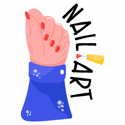Nail paint, nail art, nail color, hand, nail polish icon - Download on Iconfinder