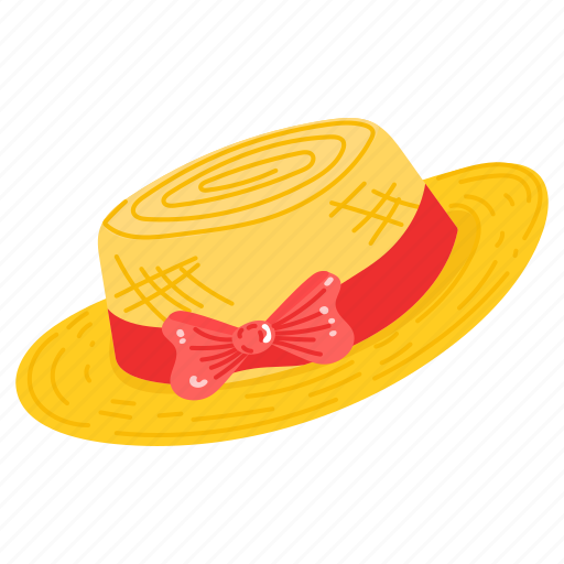 Summer hat, beach hat, beach cap, headwear, ladies hat icon - Download on Iconfinder