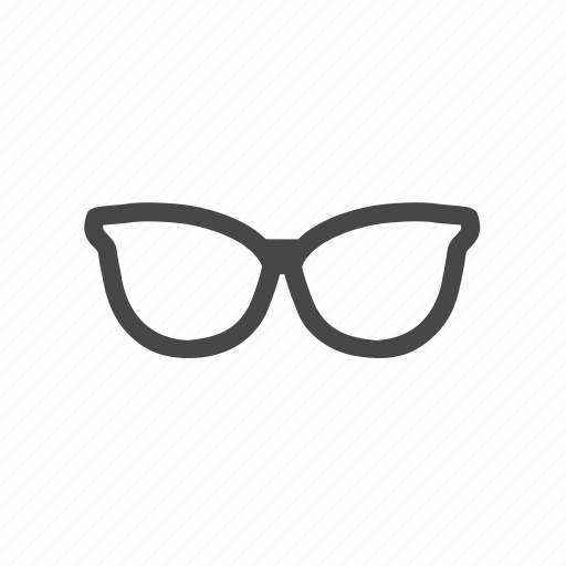 Eye wear, glasses, lady glasses, vision, woman glasses icon - Download on Iconfinder