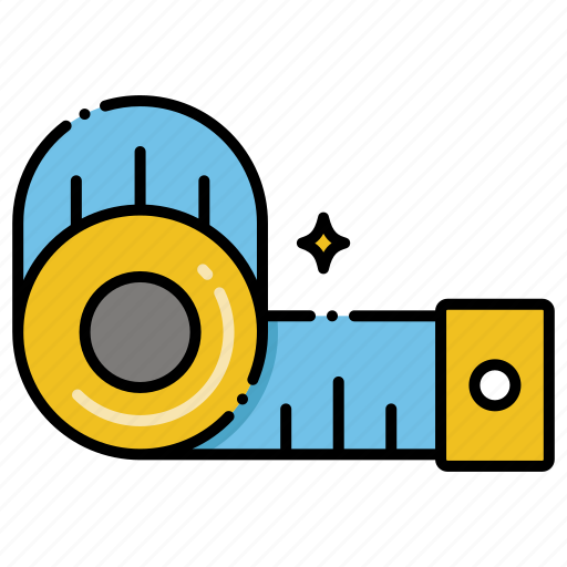 Measuring, tape, measure icon - Download on Iconfinder