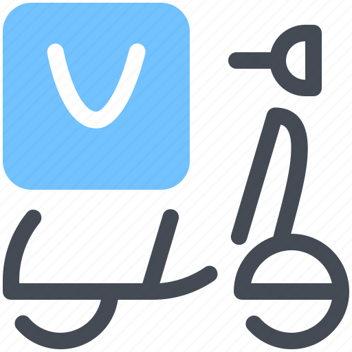 Bag, courier, delivery, food, shipping, scooter, thermal icon - Download on Iconfinder