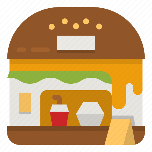 Fastfood, shop, cafe, store, burger icon - Download on Iconfinder