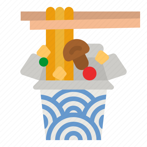 Takeaway, box, food, chinese, noodle icon - Download on Iconfinder