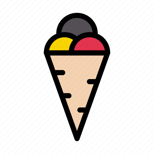 Cone, icecream, delicious, food, sweets icon - Download on Iconfinder