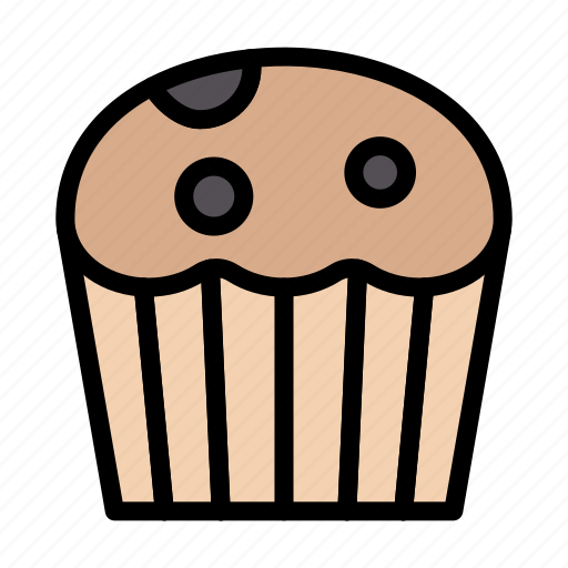 Cupcake, muffin, bakery, sweet, food icon - Download on Iconfinder