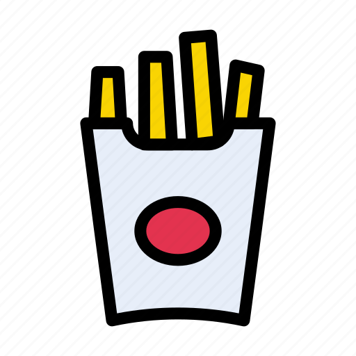 Fries, potatoes, fastfood, chips, eat icon - Download on Iconfinder