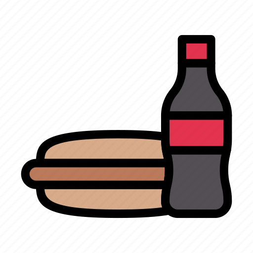 Hotdog, drink, fastfood, beverage, juice icon - Download on Iconfinder