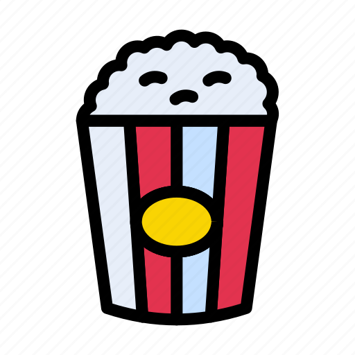 Popcorn, snack, fastfood, cinema, movie icon - Download on Iconfinder