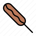 sausage, hotdog, fastfood, restaurant, food