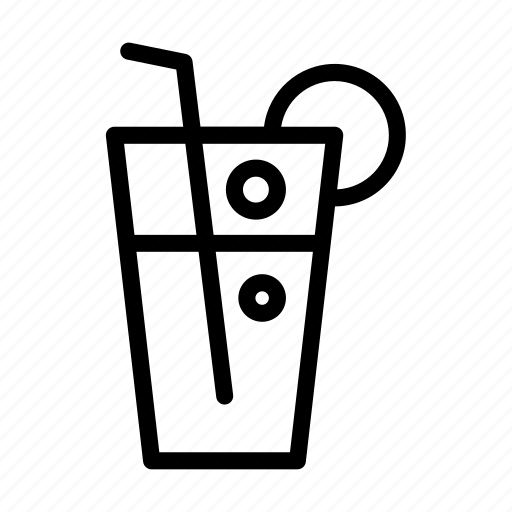 Juice, soda, drink, margarita, straw icon - Download on Iconfinder