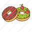donuts, donut, bakery, bread, pastry, sweet, cupcake, food, breakfast 