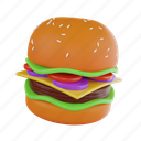 burger, cheeseburger, hamburger, fast-food, junk-food, food, meal 