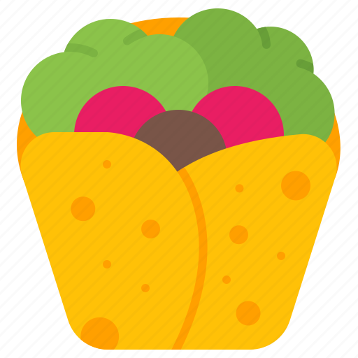 Burrito, tortilla, burritos, fast, food, menu icon - Download on Iconfinder
